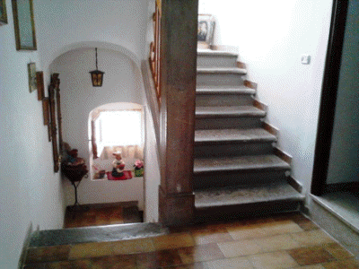 Pianerottolo dove si affacciano le stanze del B&B al primo piano