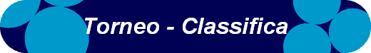  Torneo - Classifica 