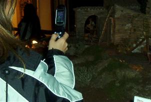 Foto al presepe animato