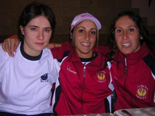 Laura Pitolli e le sorelle Roberta e Monica Bortoloni